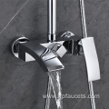 Fast Install Reliably Sealing Stainless Steel Shower Set